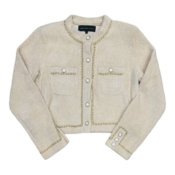 Anthropologie Cozy Cream Cardigan Sweater - Picture 1 of 7